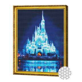 Mozaic cu diamante 40x50 cm. Castel magic