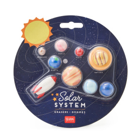 Set 9 radiere Legami "SOLAR SYSTEM"