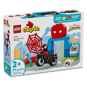 Constructor LEGO DUPLO Aventura lui Spin cu motocicleta
