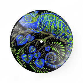 Cameleon, d=30 cm, vinil pe numere